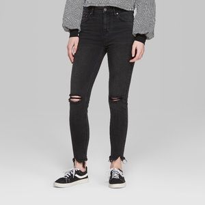 wild fable high rise black skinny jeans 🌙
